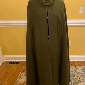Elegant Olive Green Cape